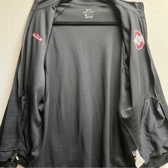 Nike Dri Fit Ohio State Buckeyes LeBron James Jacket Full Zip Sweatshirt Sz XL - Picture 4 of 11